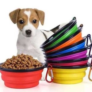 PLATO DE COMIDA PARA PERRO FLEXIBLE