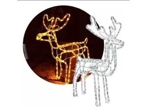 RENO DECORATIVO LUCES 45 CM