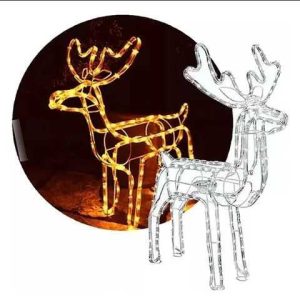 RENO DECORATIVO LUCES 45 CM