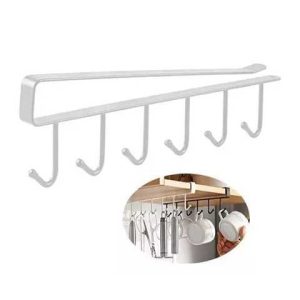 SOPORTE DE ESTANTERIA PARA TAZAS O TRAPOS