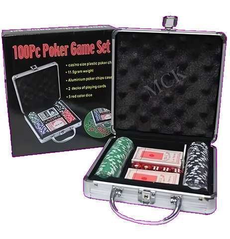 SET MALETIN DE POKER 100PC