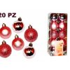 BOMBILLOS NAVIDENOS DE 20 UNDS DE 6 CM