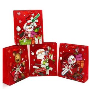 FUNDA DE REGALO NAVIDENA 26X32 CM