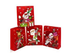 FUNDA DE REGALO NAVIDENA 30X40 CM