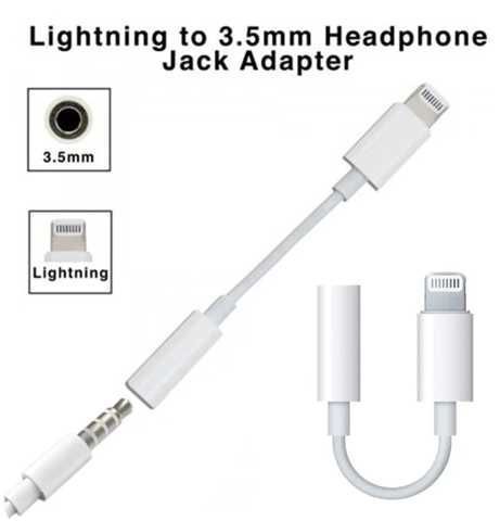 ADAPTADOR DE AUDIFONOS PARA IPHONE