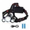 LINTERNA LED FRONTAL  T6