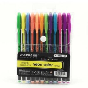 MARCADORES DE COLORES NEON X12