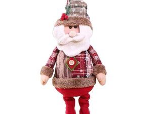 MUNECO EXTENDIBLE DE NAVIDAD DE  90 CM