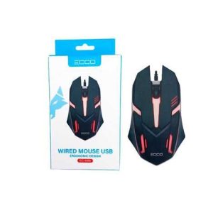 MOUSE ECCO  CON CABLE EC-M66 LED