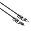 CABLE LDNIO LC 16  1,2M  4 EN 1 TC-USB + TC IP