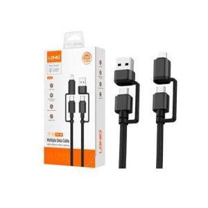CABLE LDNIO LC 16  1,2M  4 EN 1 TC-USB + TC IP