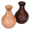 HUMIDIFICADOR REDONDO MADERA TIPO FLORERO