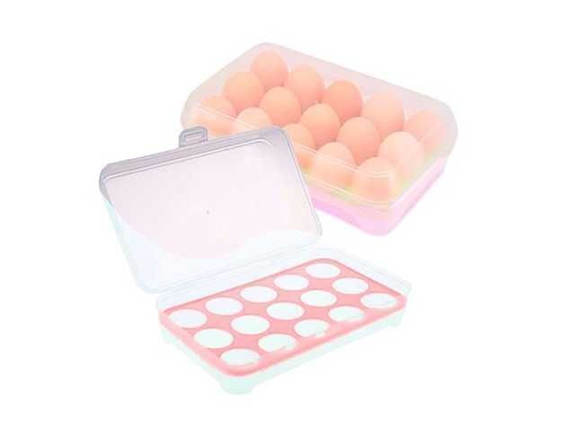 PORTA HUEVOS PLASTICOS 15UND