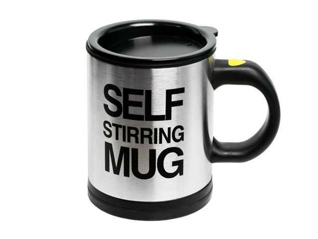 TAZA SELF STRRING MUG
