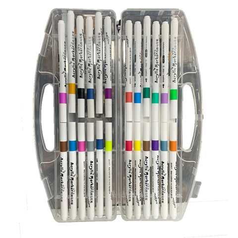 MARCADORES DE ACRILICO X 24