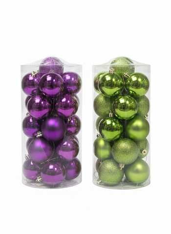 BOMBILLOS NAVIDENOS DE 20 UNDS DE 6 CM