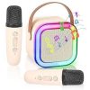 PARLANTE KARAOKE CON 2 MICROFONOS