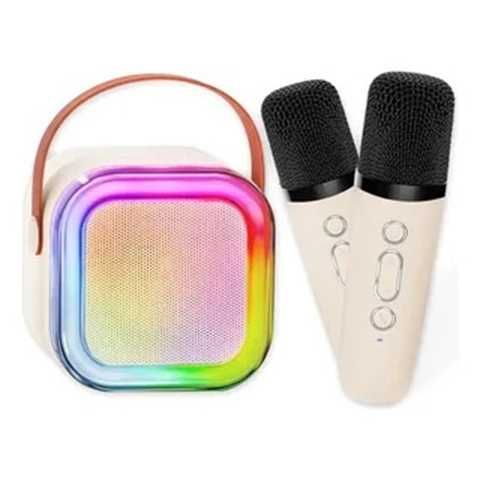 PARLANTE KARAOKE CON 2 MICROFONOS