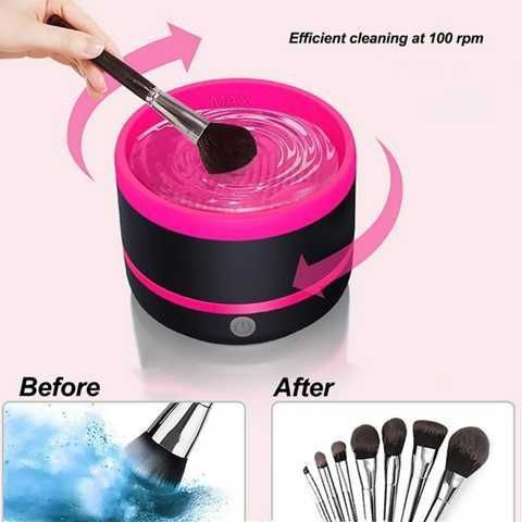 LIMPIADOR DE BROCHAS DE MAQUILLAJE 