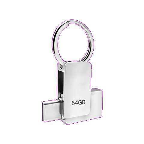 FLASH MEMORY ECCO OTG + TIPO C 64GB