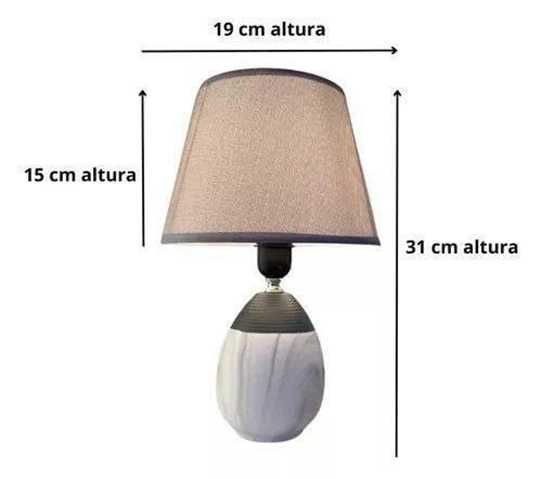 LAMPARA DE CERAMICA PARA MESA
