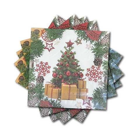 SERVILLETAS DE NAVIDAD x 20UND