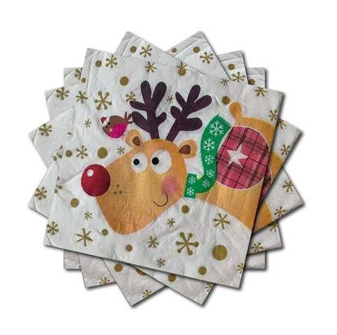 SERVILLETAS DE NAVIDAD x 20UND