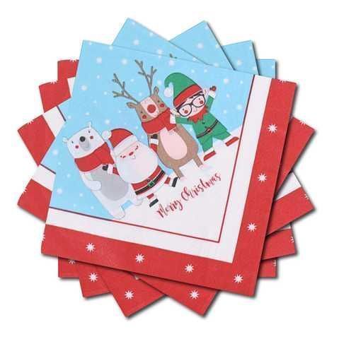 SERVILLETAS DE NAVIDAD x 20UND