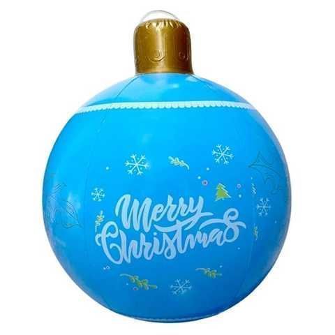 ESFERA INFLABLE DE NAVIDAD 55CM X 45 CM