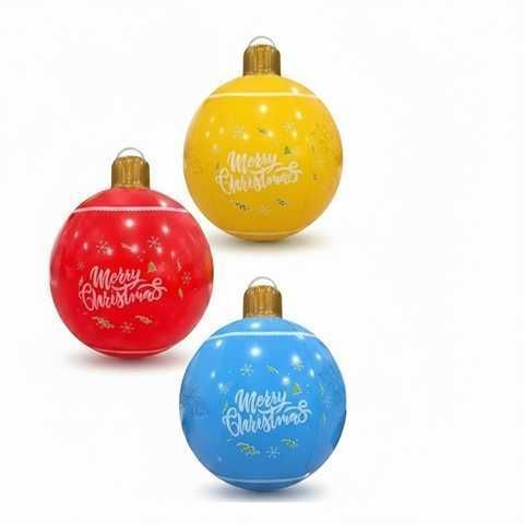 ESFERA INFLABLE DE NAVIDAD 55CM X 45 CM