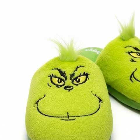 PANTUFLAS GRINCH TALLA 32-33