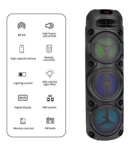 PARLANTE MEGA DR-8308 + MIC WIRELESS