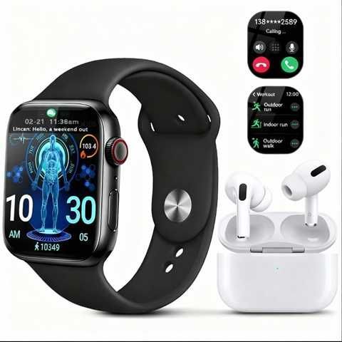 RELOJ SMARTWHATCH + AUDIFONO FM900