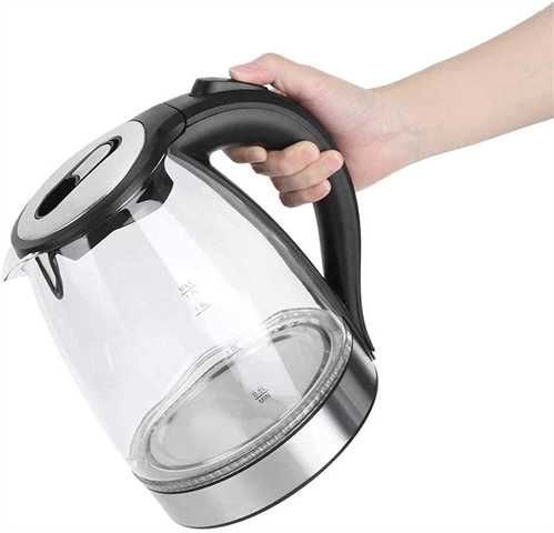 JARRA HERVIDORA DE AGUA DE VIDRIO 2,0L