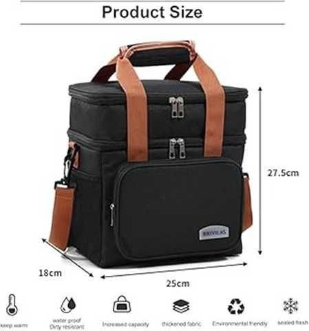 LONCHERA TERMICA 2 PISOS