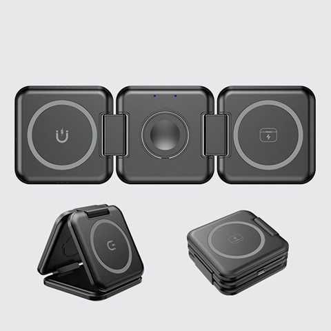 CARGADOR MAGSAFE TIPO C X3 PLEGABLE 