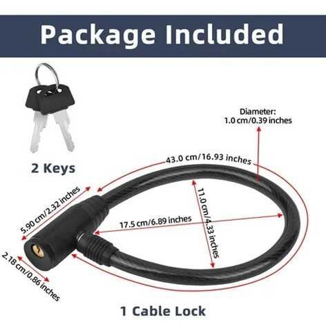 CANDADO PARA BICICLETA