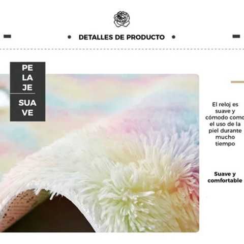 ALFOMBRA PELUCHE RODAPIE DE 50 X80