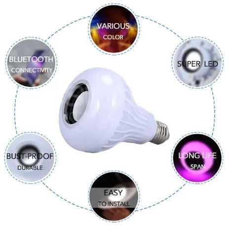 FOCO BLUETOOTH C/ PARLANTE