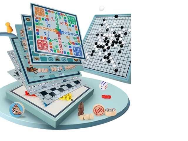 GAME CHESSE 4 EN 1 ZF-375
