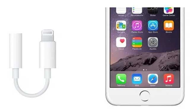ADAPTADOR DE AUDIFONOS PARA IPHONE