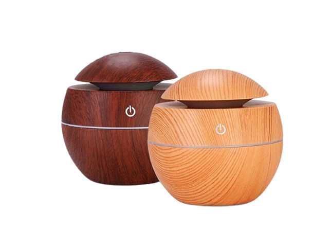 HUMIDIFICADOR REDONDO MADERA