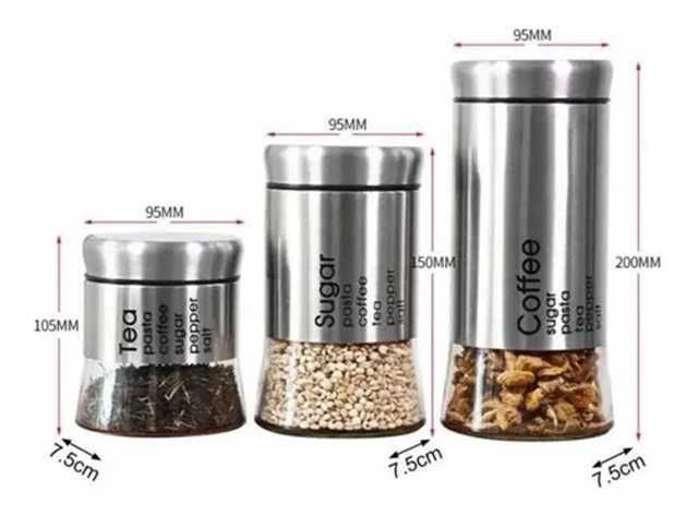 KIT DE COMDIMENTERO DE 3 UNDS