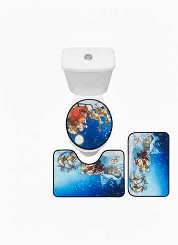 NAVIDAD - CONJUNTO BANO 3PZS