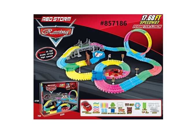 PISTA DE 240 PZS RED STORM RACING