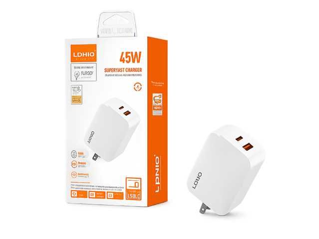 2225_imagen_1.png CARGADOR LDNIO Q3 45W 2P PD+USB+ CAB TC-TC