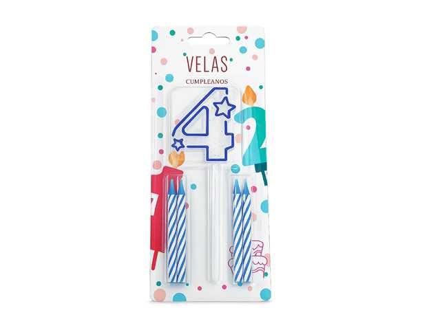 VELA DE CUMPLEANOS N4
