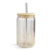 VASO VIDRIO BAMBU MULTIUSO 500ML