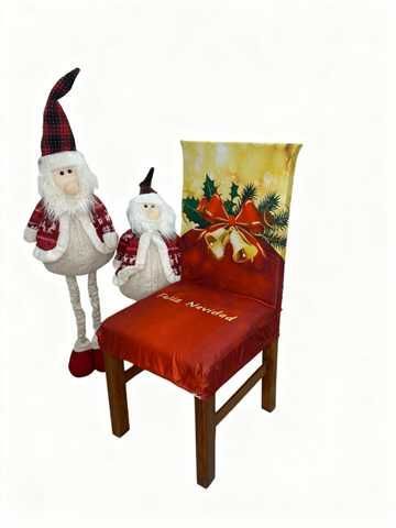 PROTECTORES DE SILLA TELA NAVIDAD