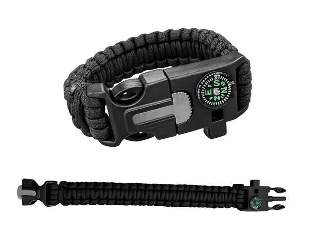 PULSERA TACTICA CON BRUJULA
